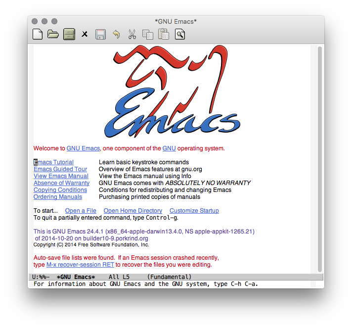 emacs for mac